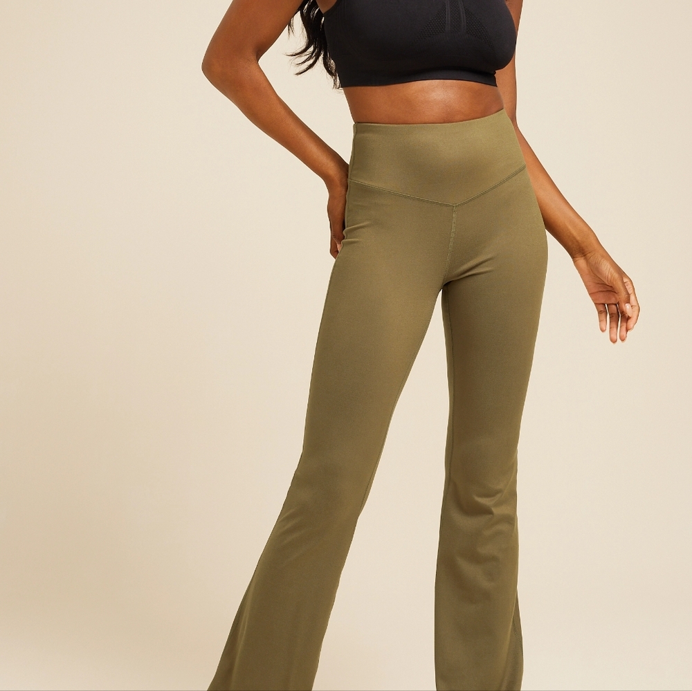 Maurice's Flare Super High Rise Luxe Legging Green XL